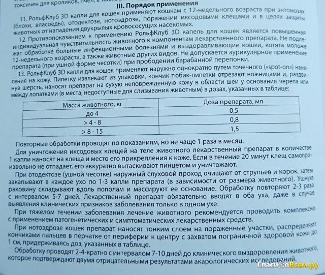 Это нужно знать о применении Рольф 3Д капель для кошек от блох